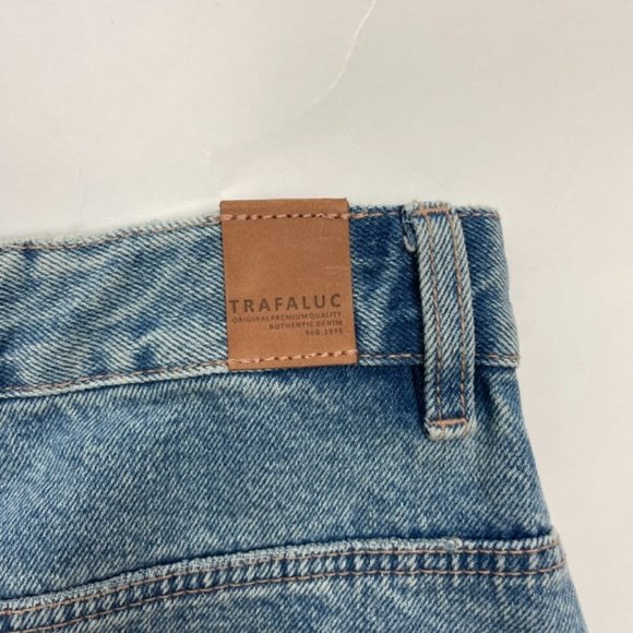 Zara TRF Denim Skirt Button Closure Women's Small - Picture 4 of 7